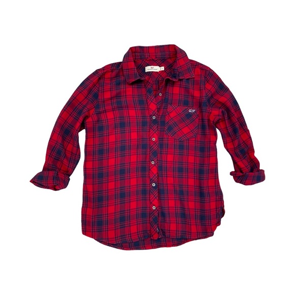 Vineyard Vines Woman’s Plaid Button Down Size 4 - Picture 1 of 7